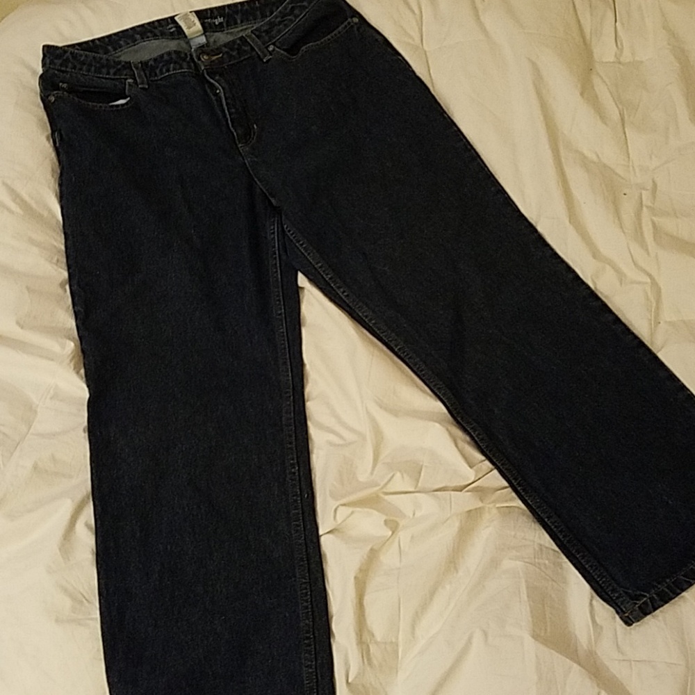 Classic straight leg jeans